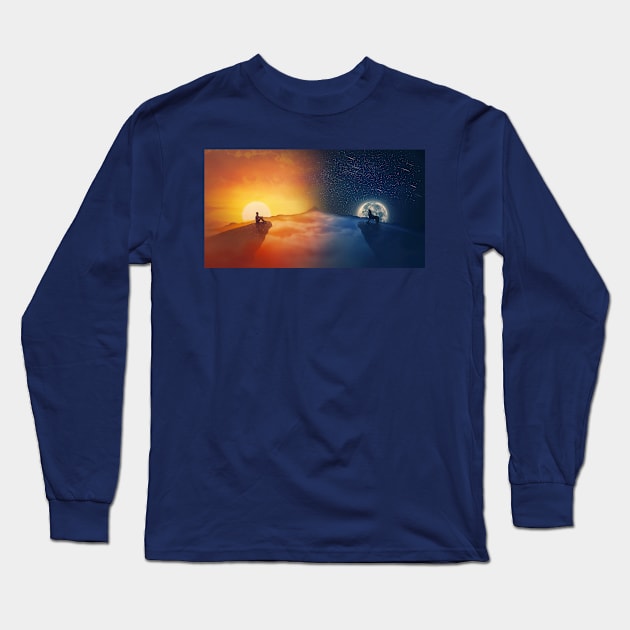 Equinox Long Sleeve T-Shirt by psychoshadow